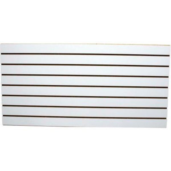 Windmill Slatwall Products Slatwall Easy Panel Anchor Core 48"W x 24"H (2 PC) White EPWH